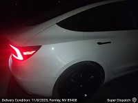 Tesla Model 3 after delivery to Fernley,  NV