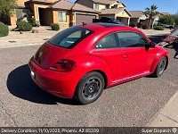 Volkswagen Beetle after delivery to  Laveen Village,  AZ 85339