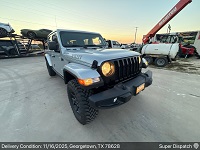 Jeep Gladiator after delivery to Georgetown,  TX