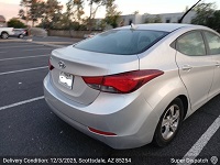 Hyundai Elantra car shipping from Melissa, TX 75454 to Scottsdale, AZ - successfully delivered