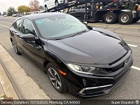 Honda Civic car shipping from Baton Rouge, LA 70802 to Pittsburg, CA 94565 - successfully delivered