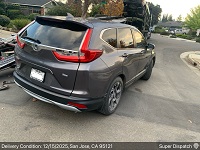 Honda CR-V car shipping from Houston, TX 77075 to San Jose, CA 95121 - successfully delivered