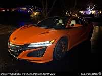 Acura NSX car shipping from Oakland, CA 94611 to Portland, OR 97225 - successfully delivered