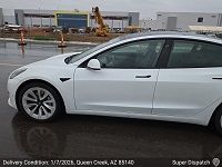 Tesla Model 3 car shipping from Campbell, CA 95008 to Queen Creek, AZ 85140 - successfully delivered