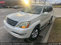 Lexus GX car shipping from Cleveland, MS 38732 to Florence, KY 41042 - successfully delivered