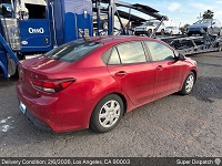 Kia Rio car shipping from Danville, KY 40422 to Los Angeles, CA 90010 - successfully delivered