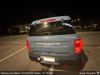 Ford Bronco Sport car shipping from San Diego, CA 92130 to Dallas, TX 75228 - successfully delivered