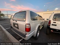 Toyota 4Runner car shipping from Wilmington, CA 90744 to Tucson, AZ 85712 - successfully delivered