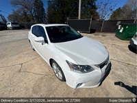Lexus CT delivered to High Point, NC 27260