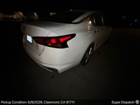 Nissan Altima auto transport pickup in Claremont, California before shipping to Garland, Texas