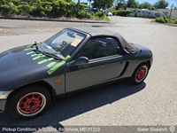 Honda Civic CRX auto transport pickup in Baltimore, Maryland before shipping to Holiday Hills, Illinois