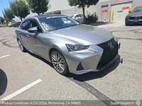 Lexus IS auto transport pickup in Richmond, California before shipping to Hamtramck, Michigan