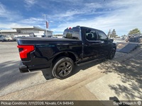 Ford F-150 Lightning auto transport pickup in Novato, California before shipping to Portland, Oregon