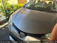 Toyota Corolla auto transport from Irvine, CA 92606 to Cleveland Heights, OH 44112 - before pickup