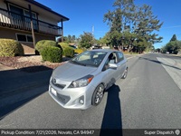 Toyota Yaris auto transport pickup in Novato, California before shipping to Castaic, California