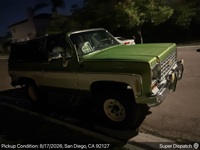 Chevrolet Blazer auto transport pickup in San Diego, California before shipping to Los Gatos, California