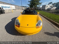 Porsche Boxster auto transport pickup in Knoxville, Tennessee before shipping to San Antonio, Texas