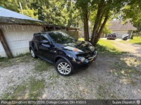 Nissan Juke auto transport pickup in College Corner, Ohio before shipping to Tarentum, Pennsylvania