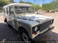Land Rover Defender auto transport pickup in Scottsdale, Arizona before shipping to New Prague, Minnesota