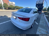 Audi A3 auto transport pickup in Milpitas, California before shipping to Mansfield, Texas