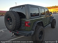 Jeep Wrangler before delivery from Conyers,  GA 30013 to Hayward,  CA 94542