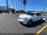 Acura TL auto transport pickup in Santee, California before shipping to Austin, Texas