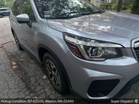 Subaru Forester auto transport pickup in Weston, Massachusetts before shipping to Chicago, Illinois