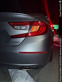 Honda Accord auto transport pickup in Manteca, California before shipping to Oak Park, Illinois