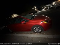 Toyota Corolla auto transport pickup in Concord, California before shipping to Austin, Texas