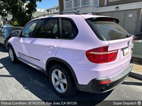 BMW X5 auto transport pickup in San Jose, California before shipping to Roseville, California