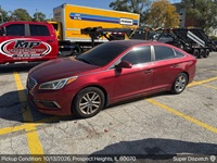 Hyundai Sonata auto transport pickup in Des Plaines, Illinois before shipping to Mansfield, Texas