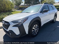 Subaru Outback auto transport pickup in Lake Forest, California before shipping to Blaine, Washington