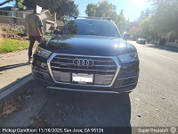 Audi Q5 before delivery from San Jose,  CA 95196 to Austin,  TX