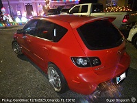 Mazda Mazdaspeed 3 auto transport from Orlando, FL 32812 to Lubbock, TX 79423 - before pickup