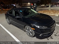 Honda Civic auto transport from Baton Rouge, LA 70802 to Pittsburg, CA 94565 - before pickup