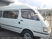 Toyota Sienna auto transport from Christiansburg, VA 24073 to Grand Rapids, MI 49525 - before pickup