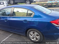Honda Civic auto transport from Nashville, TN 37211 to Coppell, TX 75019 - before pickup
