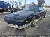 Pontiac Firebird auto transport from Nashville, TN 37211 to Coppell, TX 75019 - before pickup