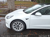 Tesla Model 3 auto transport from Campbell, CA 95008 to Queen Creek, AZ 85140 - before pickup