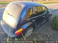 Chrysler PT Cruiser auto transport from Kenwood, CA 95452 to Goldthwaite, TX 76844 - before pickup