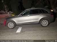 Mercedes-Benz GLC-Class auto transport from Palm Springs, CA 92262 to JACKSON BELDEN, OH 44718 - before pickup