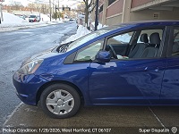 Honda Fit auto transport from West Hartford, CT to Seattle, WA 98102 - before pickup
