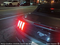 Ford Mustang auto transport from Seattle, WA to San Jose, CA - before pickup