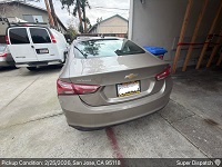 Chevrolet Impala auto transport from San Jose, CA to Baton Rouge, LA - before pickup