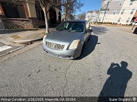 Nissan Sentra auto transport from Atlanta, GA 30354 to Boston, MA - before pickup