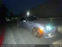 Subaru BRZ auto transport from Santa Rosa, CA 95403 to Minneola, FL 34715 - before pickup