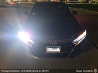 Honda Accord auto transport pickup in Chicago, Illinois before shipping to Millbrae, California