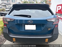 Subaru Outback before delivery from Port Orchard,  WA 98366 to Burlington,  NJ 08016