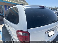 Chrysler Town and Country auto transport from Vista, CA 92084 to Wellman, IA 52356 - before pickup