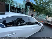 INFINITI Q50 auto transport pickup in San Jose, California before shipping to Oxnard, California